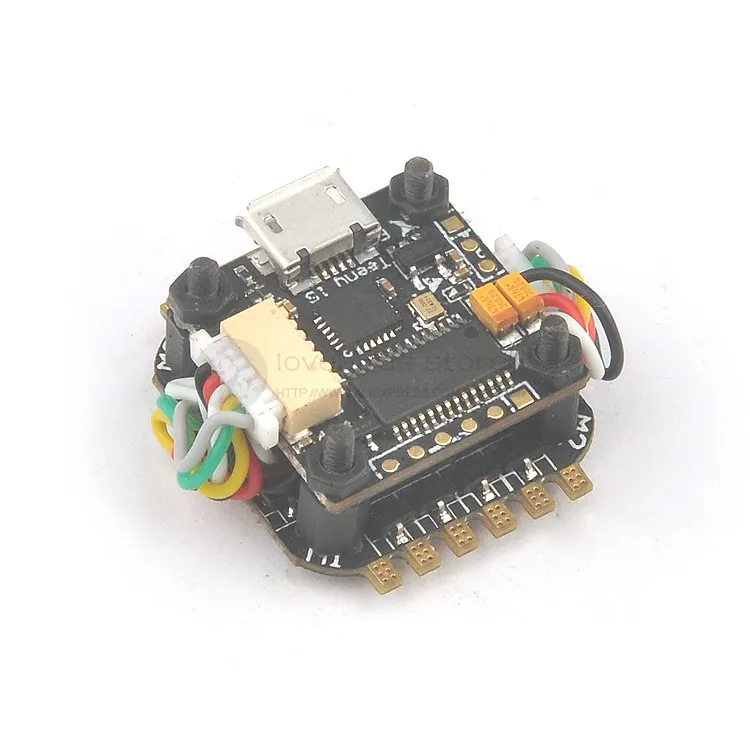 Teeny1S F4 fly tower Integrated OSD 4 в 1 6A BLheli_S ESC 1S 16 мм x для DIY 60-110 FPV micro indoor quadcopter mini drone | Игрушки и
