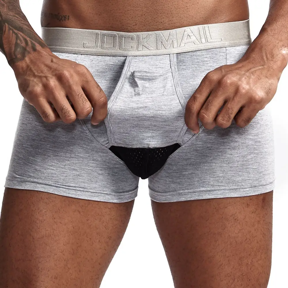 Трусы боксеры JOCKMAIL мужские из модала короткие шорты для ухода за мошонкой