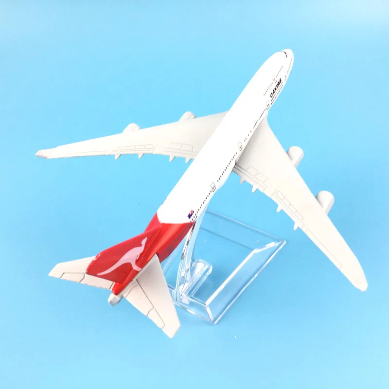 Бесплатная доставка 16 см 747 дюймов модель QANTAS из металлического сплава