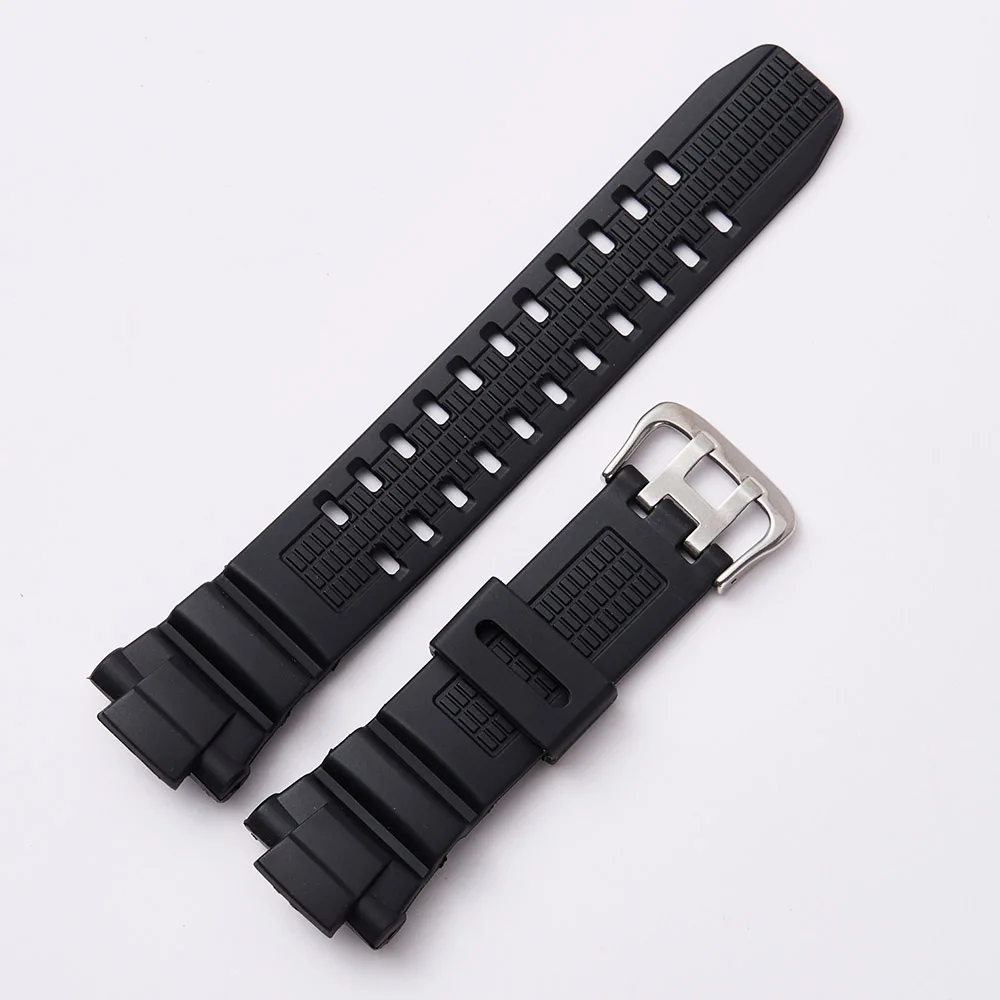 Черные часы группа для Casio G SHOCK GW 3000B 3500B 2500B 2000 1500B силиконовый ремешок серебряный