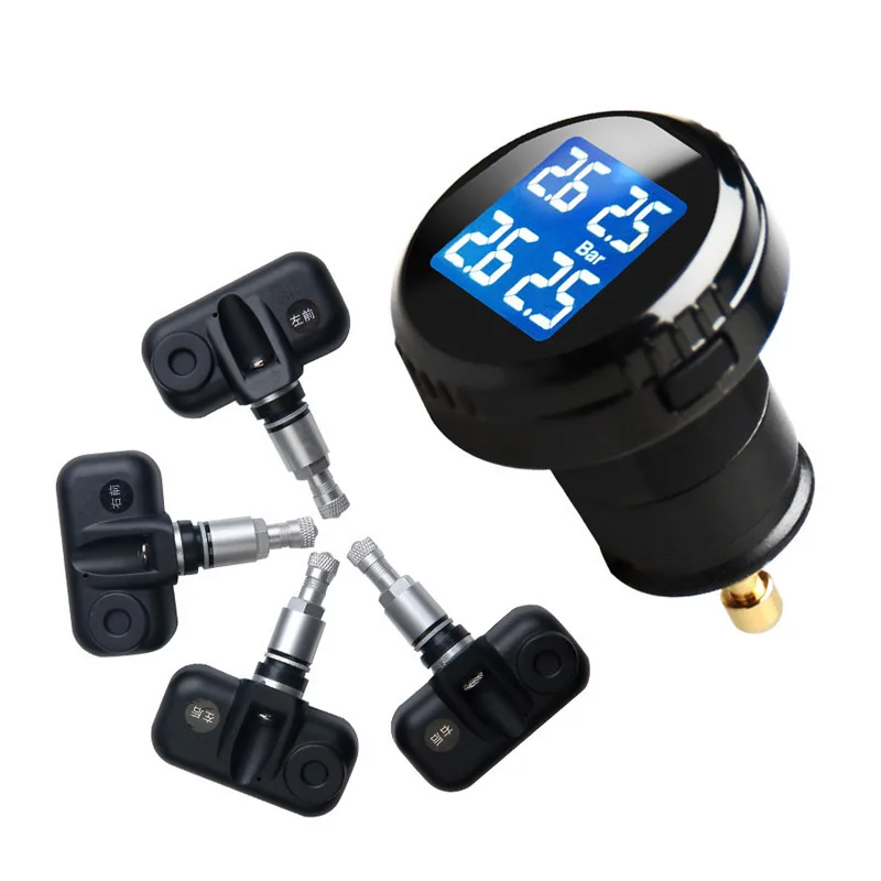 Автомобильная система контроля давления в шинах с 4 датчиками внутреннего