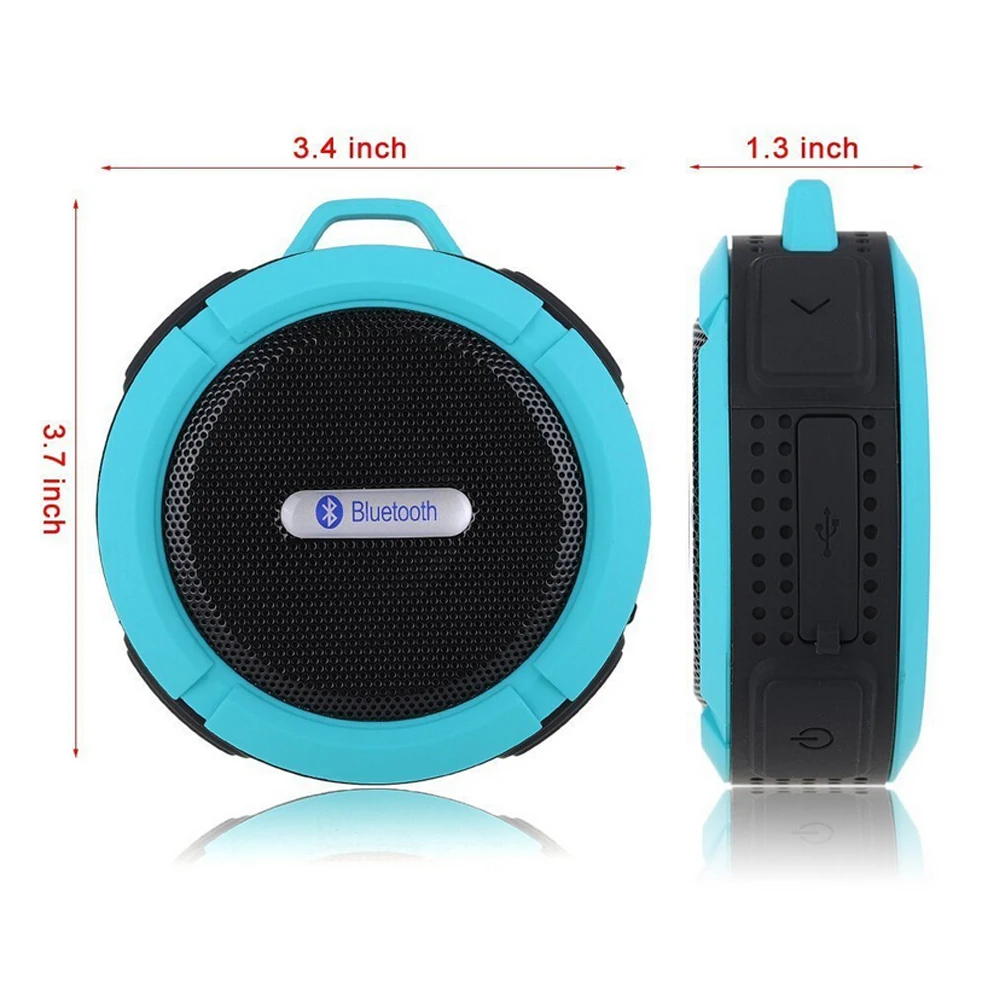 Мини Bluetooth динамик портативный водонепроницаемый беспроводной с громкой связью