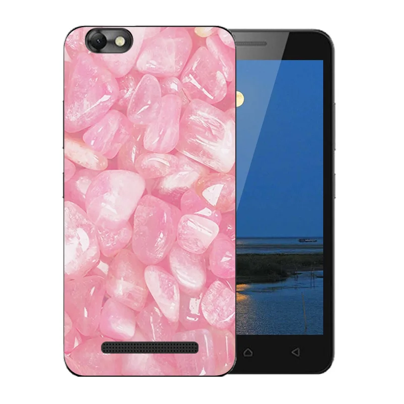 Soft TPU Phone Case For Lenovo Vibe C A2020 Capa Ice Pattern Skin Full Protection Back Cover A2020a40 DS A 2020 Coque |