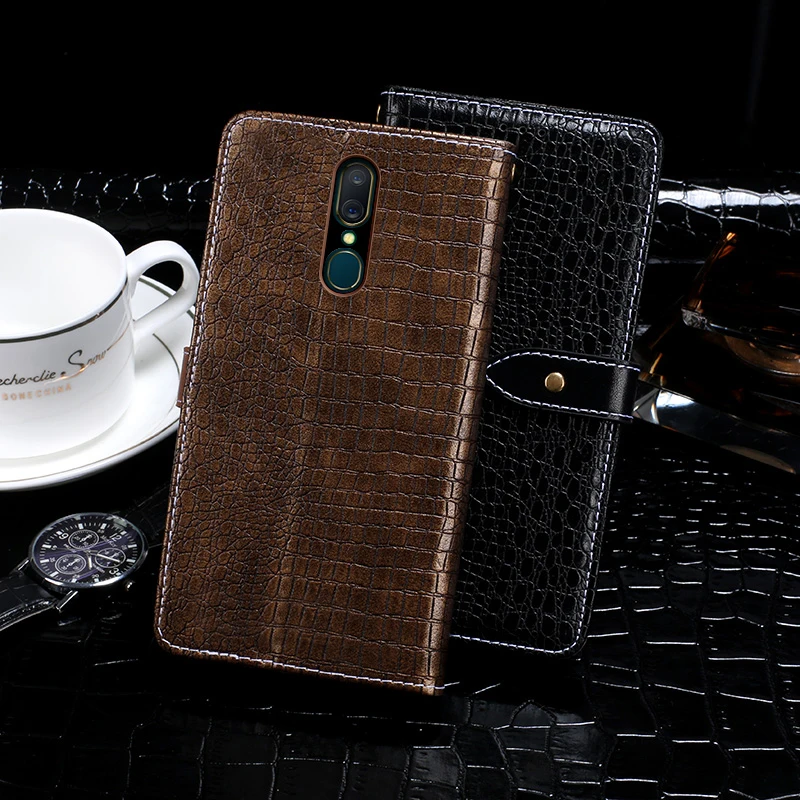 Чехол-книжка для OPPO F11 роскошный чехол-кошелек из искусственной кожи с