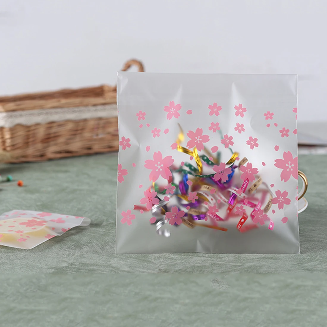 Прозрачные Пластиковые самоклеящиеся пакеты для печенья 100 шт./лот|gift packing bag|gift