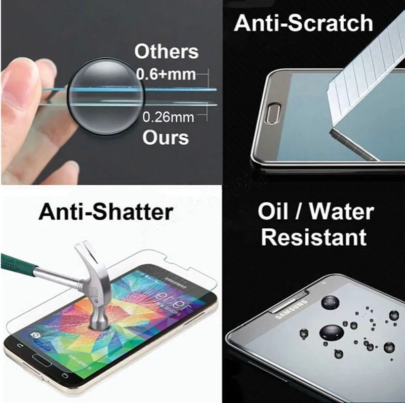 SDBEAR 0.26mm Tempered Glass Film For Asus Zenfone 2 Laser ZE550KL ZE551KL Z00LD Z00TD 5.5 inch Protective On | Мобильные телефоны