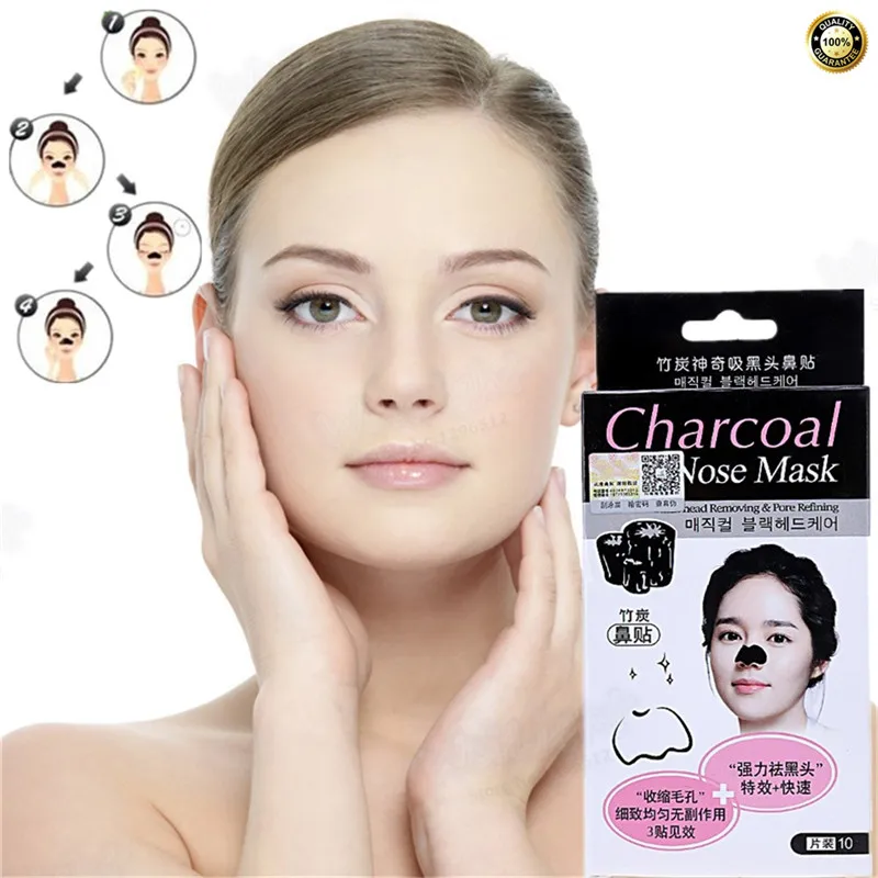 10 шт. Уход за лицом черная маска для лица Blackhead очиститель пилинг акне уход кожей