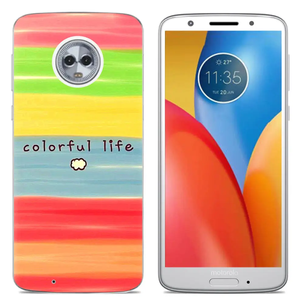 Чехол для телефона Moto G6/1s Z3/Z3 Play G6 Plus XT1925 XT1926 милый модный дизайн художественный
