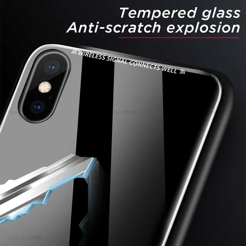 Роскошный чехол из закаленного стекла для iPhone XS 12 11 Pro Max Mini силиконовый 7 8 Plus 6 6s X 10