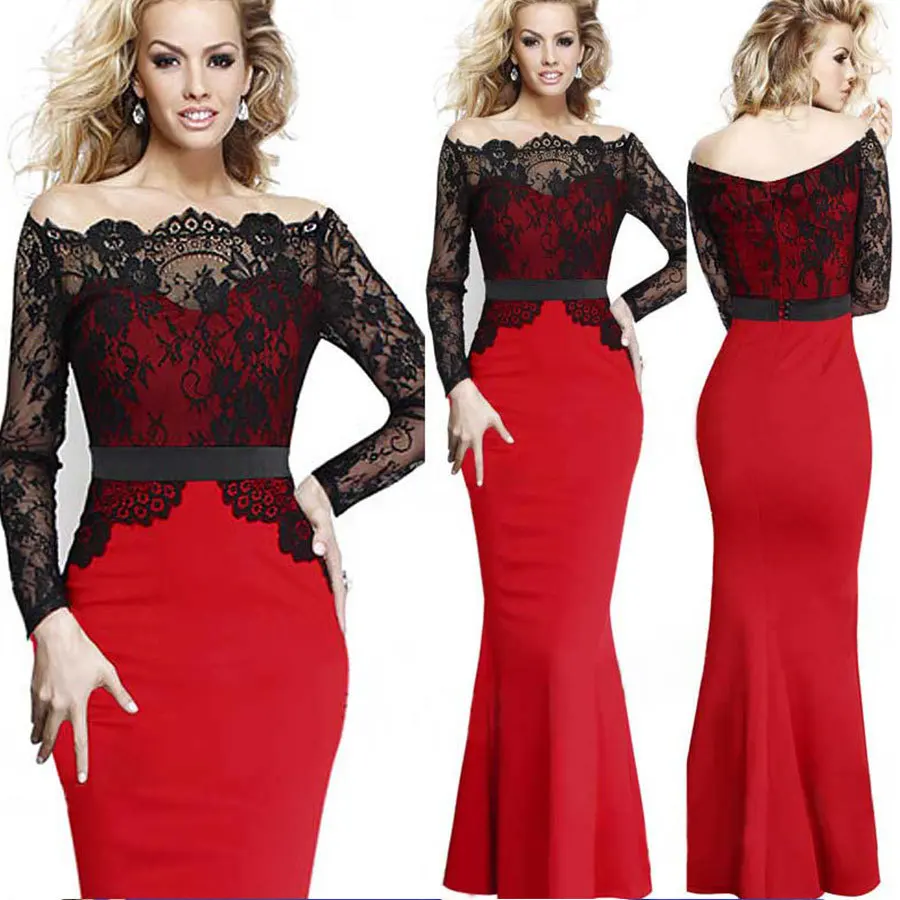 Длинное летнее кружевное платье женское Vestidos De Festa размера плюс Платья для