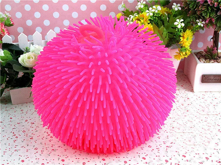 All Densely Hairy Vent Ball Light Flash Ball Children's Software To Vent Toys 2021