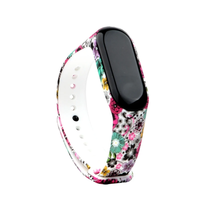 Цвет для Xiaomi Mi Band 3 спортивный ремешок часы Силиконовые наручные умные аксессуары