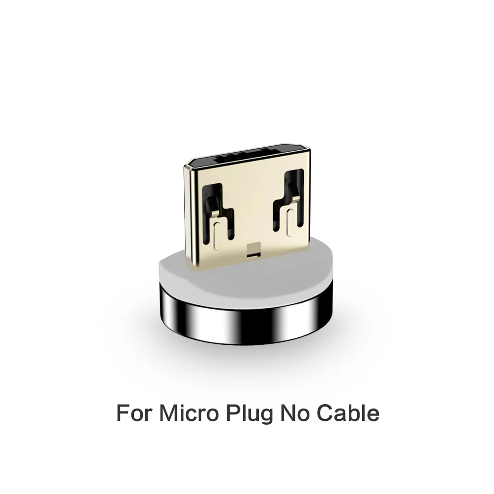 For Micro Plug FLOVEME 3A Магнитный Micro USB кабель для iPhone XR 7 type-c зарядный шнур для передачи данных Быстрая Зарядка адаптер usb type C кабели для мобильных телефонов - Цвет: For Micro Plug