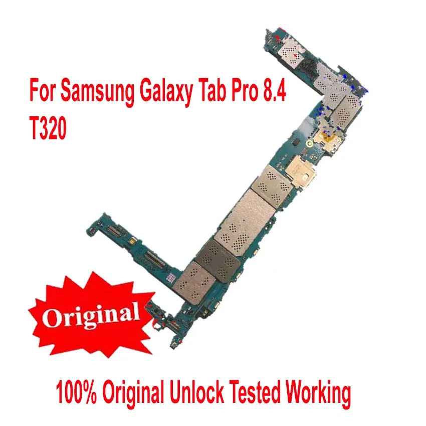 100% оригинальная Рабочая разблокированная системная плата для Samsung Galaxy Tab Pro 8 4 T320
