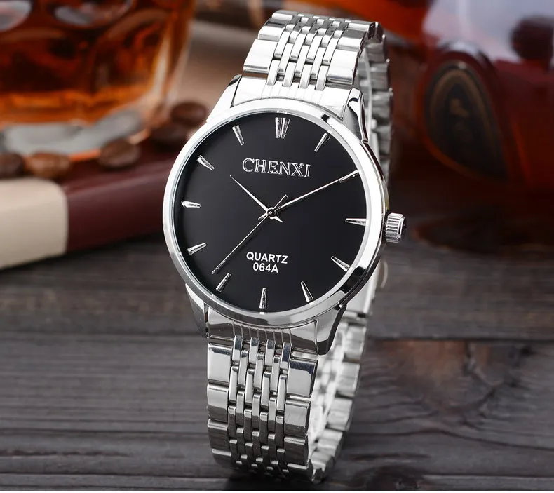 Мужские часы люксовый бренд кварцевые reloj hombre стальной ремешок мужские