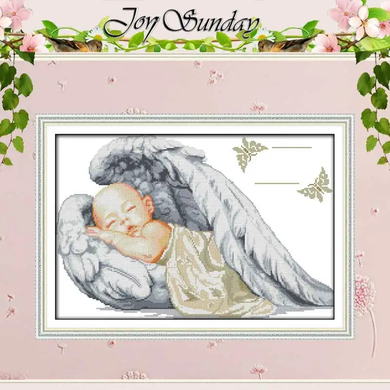 Набор для вышивки крестиком из мультфильма &quotмаленький ангел&quot 11 14CT|cross stitch