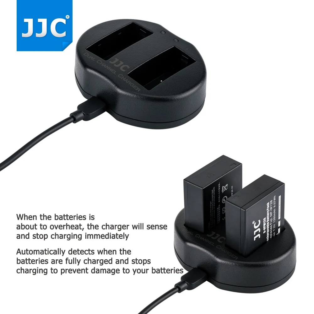Зарядное устройство JJC с двумя USB-портами для Fujifilm X100V X100F XPro3 XPro2 XPro1 XT3 XT2 XT1 XT30 XT20 XT10 |