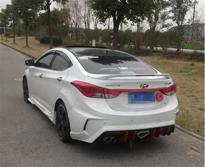 Спойлер для Hyundai Elantra заднее крыло из АБС пластика грунтовой цвет задний спойлер B