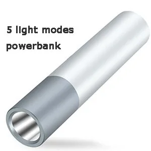 18650 Siver 2600mAH USB Перезаряжаемый мини-светодиодный фонарик 350 люмен 5 Вт 5 световых режимов маленький карманный фонарь ручка EDC светодиодный фонарик Powerbank функция - Испускаемый цвет: 18650 Siver 2600mAH