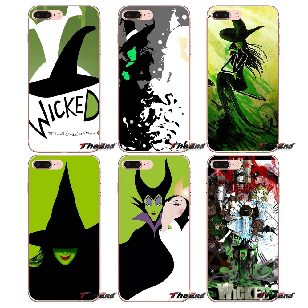 Силиконовый чехол Wicked Witch of The West для iPhone X 4 4S 5 5S 5C SE 6 6S 7 8 Plus Samsung Galaxy J1 J3 J5 J7 A3 A5 2016