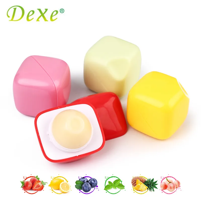 Dexe 1Pcs Lip Balm Fruit Flavor Fit Lips Balls Smooth Touch Soft &amp Refreshed Hydrate Moisturizing Long Lasting Lipstick Makeup | Красота и