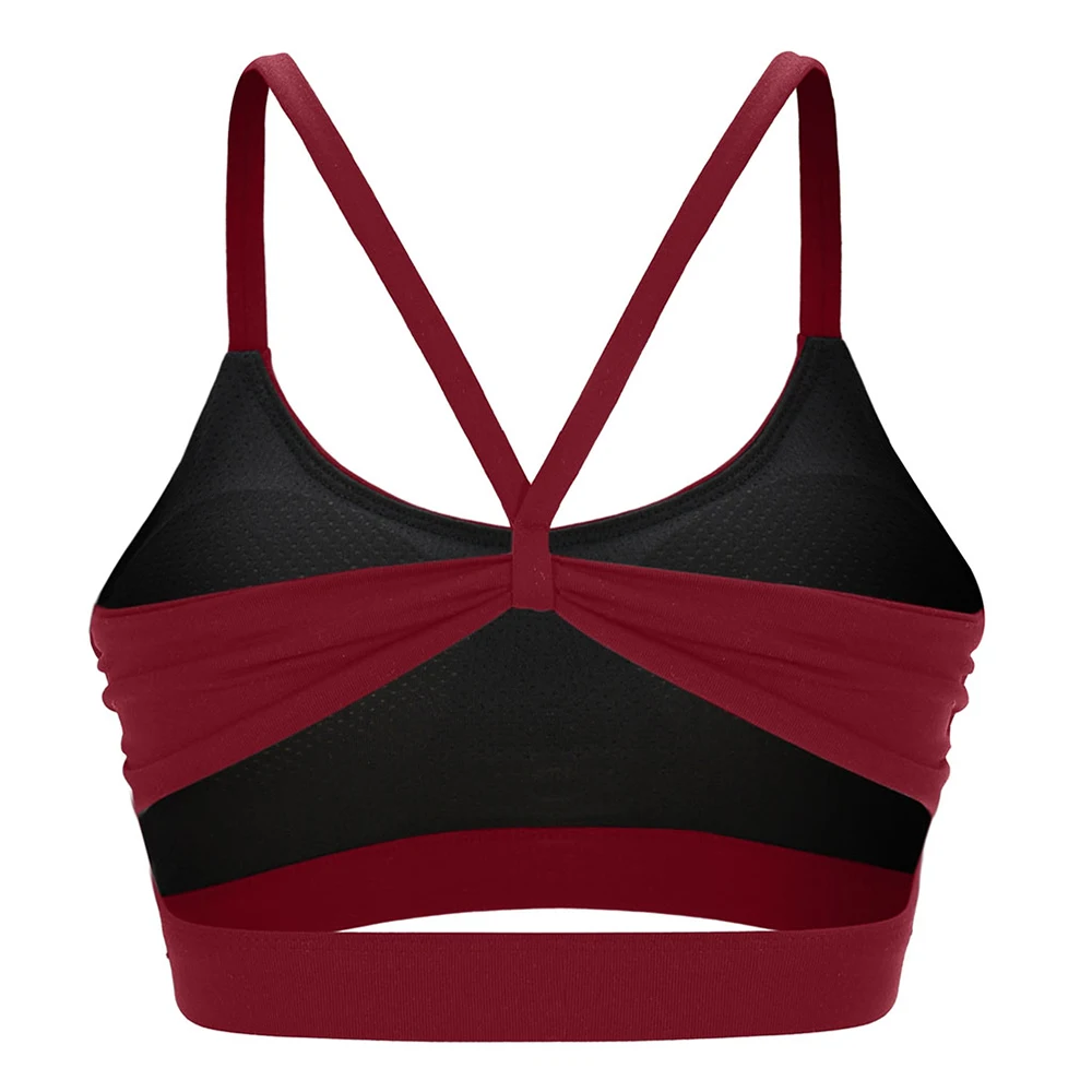 LUKITAS Women Yoga Bra Shockproof Sexy Back Sports Bras Breathable Athletic Fitness Running Gym Sport Vest Tops Sportswear | Спорт и