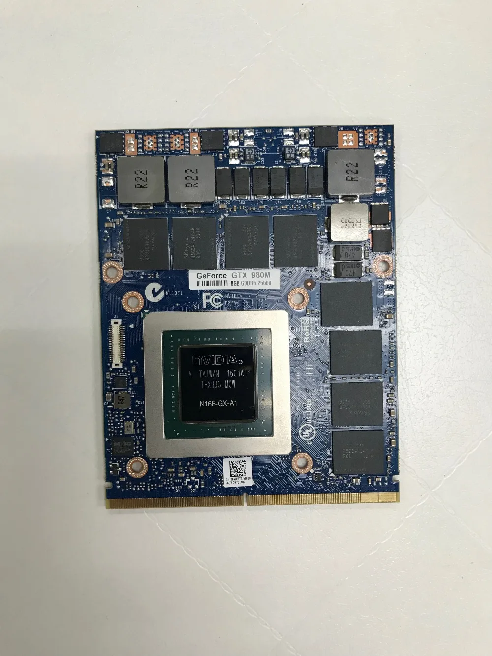 Новинка! Оригинальная GTX980M GTX 980M графическая GPU карта N16E-GX-A1 8 ГБ GDDR5 для Alienware Clevo GTX980