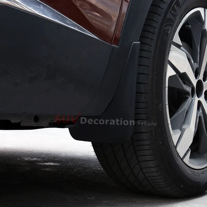 Для PEUGEOT 5008 4 шт./компл. пластиковые передние и задние брызговики Брызговики