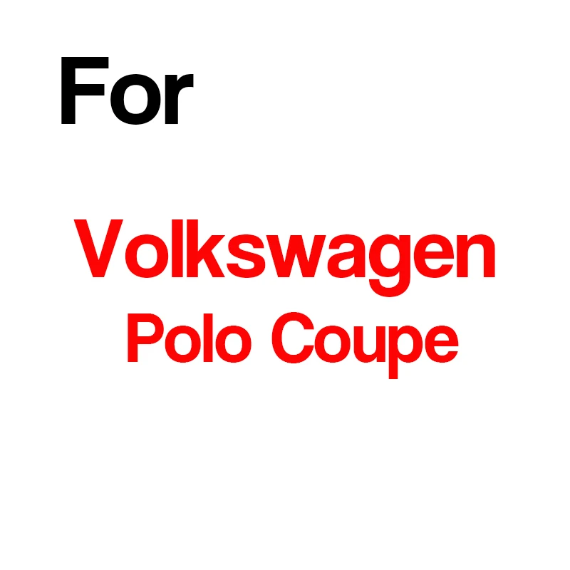 For Polo Coupe Buildreamen2 автомобильные покрытия открытый ВС Дождь Снег Устойчив анти-УФ покрытие автомобиля для Volkswagen VW EOS лиса Sharan Touareg поло - Название цвета: For Polo Coupe