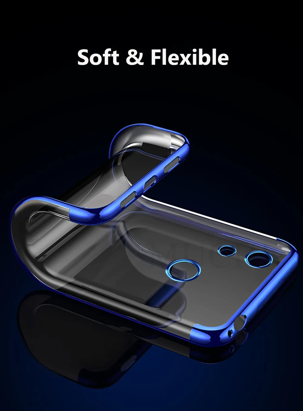 Чехол MUCHI для Huawei Honor 8A Pro, роскошный чехол с лазерным покрытием, мягкая прозрачная задняя крышка для Honor 8A Pro JAT-LX1, чехлы для телефонов