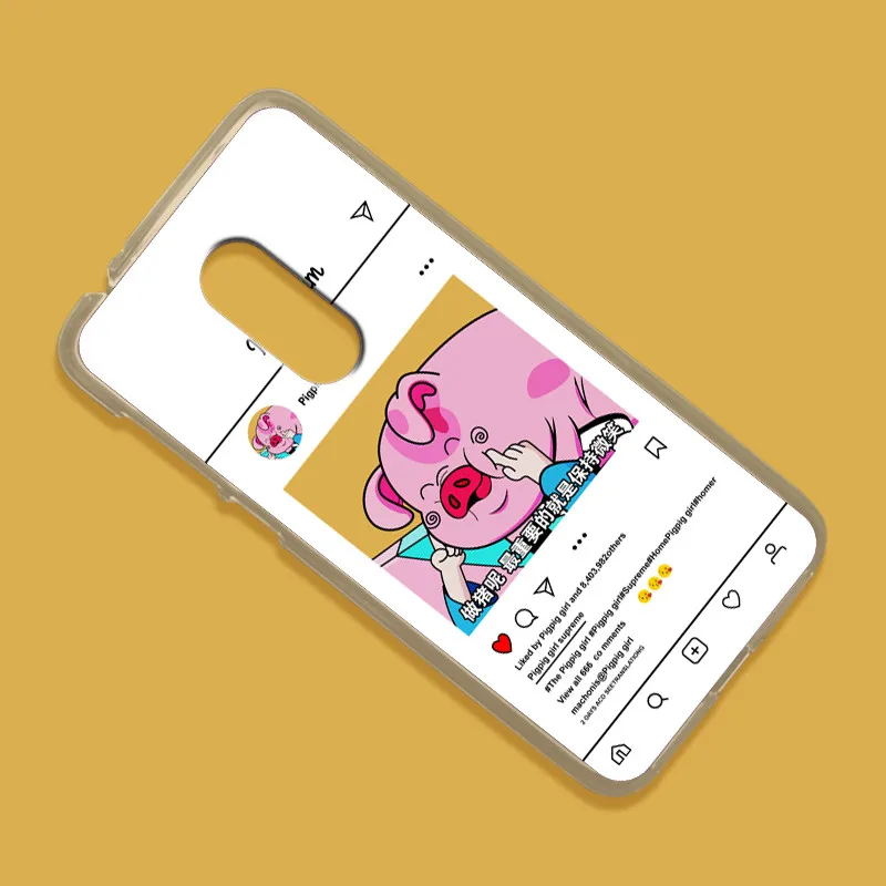 Противоударный мягкий силиконовый чехол ТПУ для Alcatel 3 5052 5052D 5052Y с милым рисунком