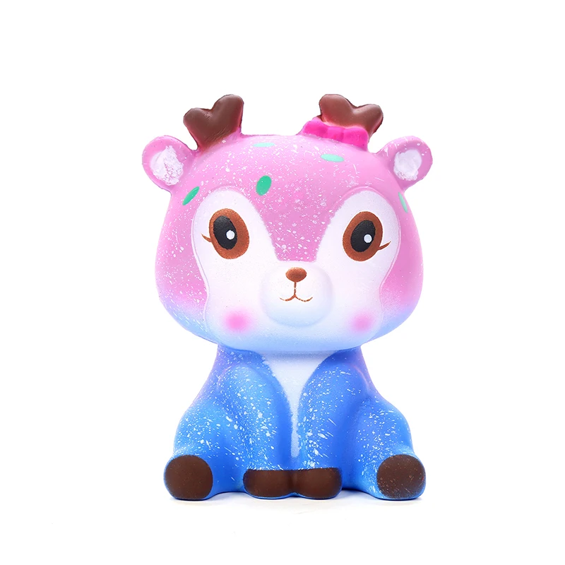 Антистресс сжимает животных Единорог панда олень ПУ Kawaii сжимаемая кукла снятие