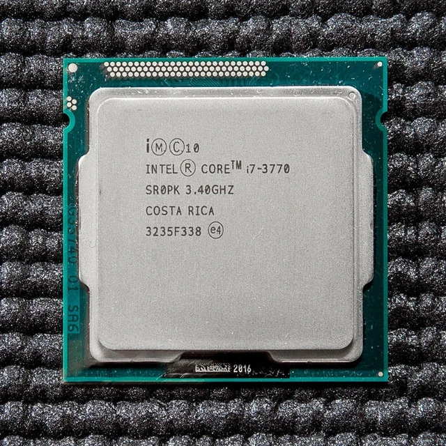 Used intel Core i7 3770 3.4GHz SR0PK Quad-Core LGA 1155 CPU Processor 2