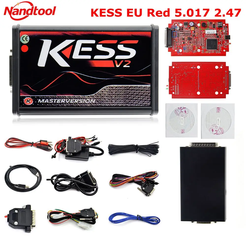 FVDIFUL KESS V2 V5.017 V2.47 Версия ЕС KTAG V7.020 V2.25 с Красной печатной платой онлайн версия Master ECU