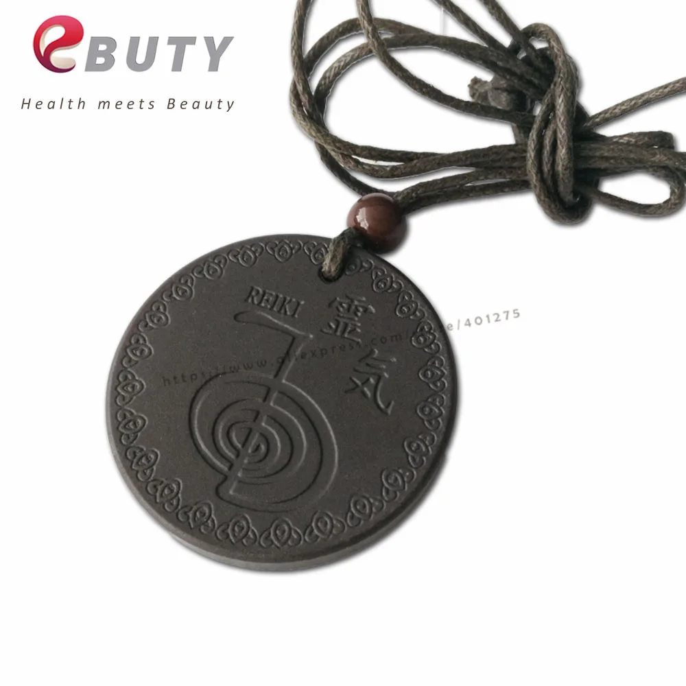 Черный кулон OM квантовые отрицательные ионы здоровье модные подвески из лавы с