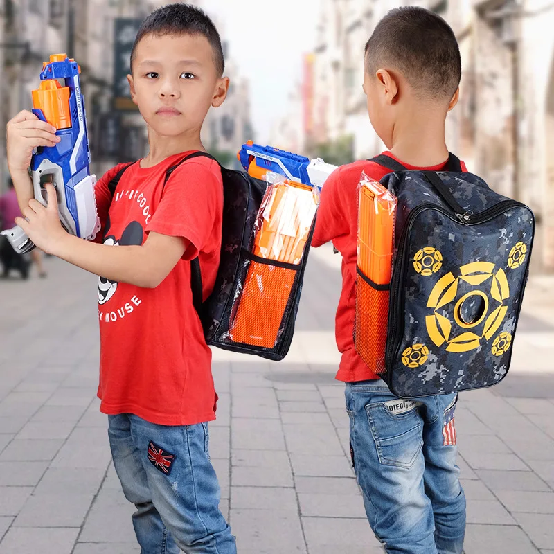 Детское оружие аксессуары Игрушка тактический рюкзак пуля цель сумка для Nerf N strike