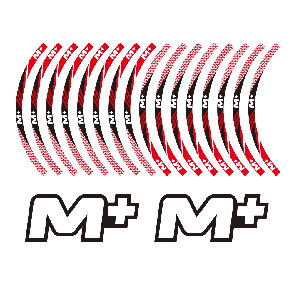 

KODASKIN Decal Big Wheel Rim Motorcycle 2D Emblem Round Sticker for NIU M+