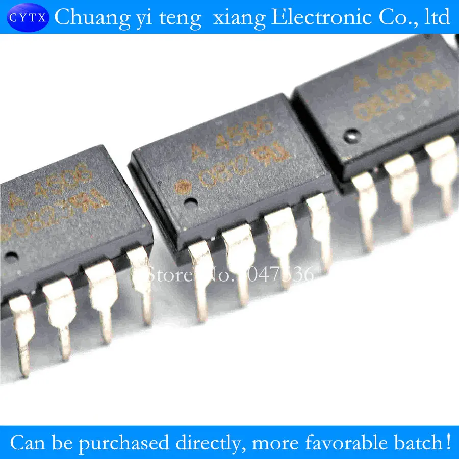 A4506 HCPL 4506 светильник соединение в DIP8 optoisolator фотоэлектрическая муфта 10 шт./лот|lot