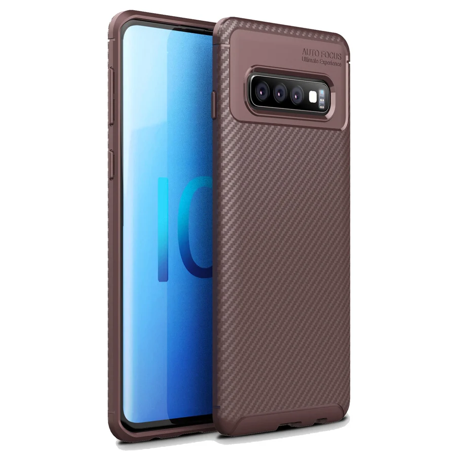 Chocolate color IQD чехол для телефона для samsung Galaxy s10e s10 S9 плюс Note9 J3 J7 J2 J4 J6 J8 A6 A9 A8 звезда A750 A6S A8S m10 m20 крышка корпуса - Цвет: Chocolate color