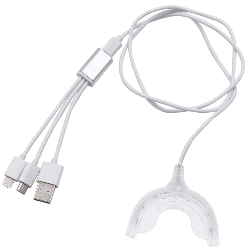 USB эффективный синий светильник, инструмент для отбеливания зубов, холодный светодиодный светильник, лампа для ухода за отбеливанием зубов, стоматологический инструмент