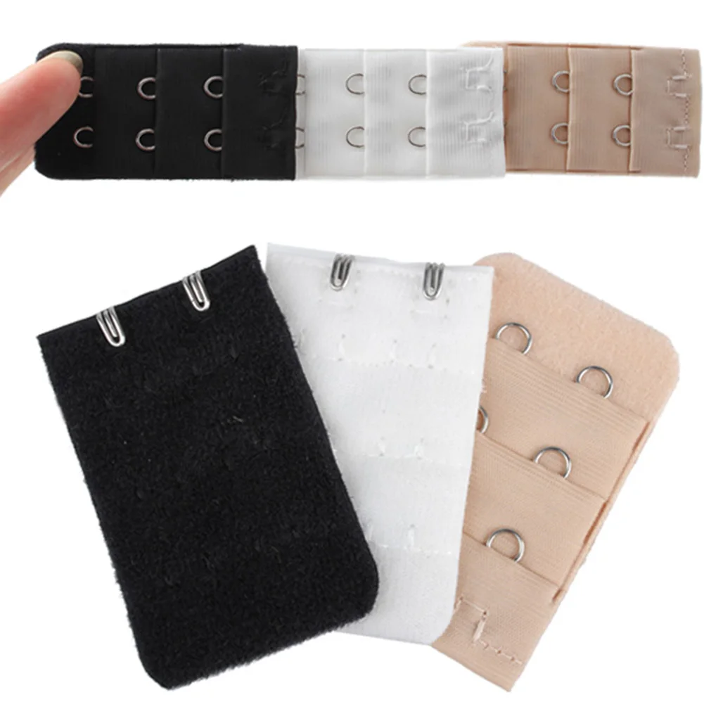 

Girls Underwear Accessories 2 Hooks brassiere Extension Strap Underwear Adjustment Buckle Women Bra Extenders 1PCS