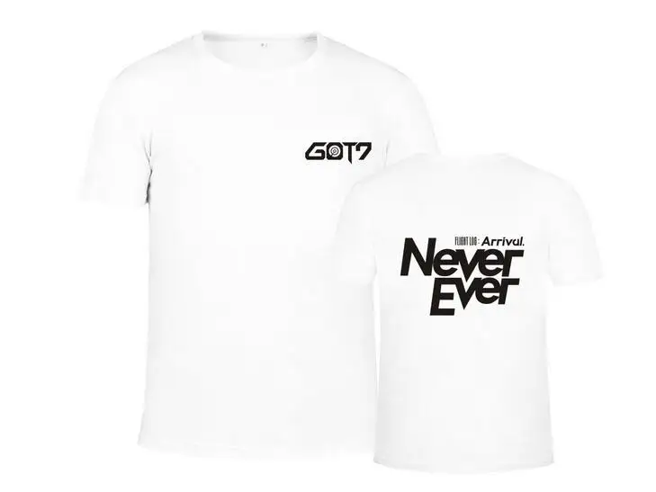 Новое поступление летняя футболка kpop got7 с коротким рукавом | Женская одежда