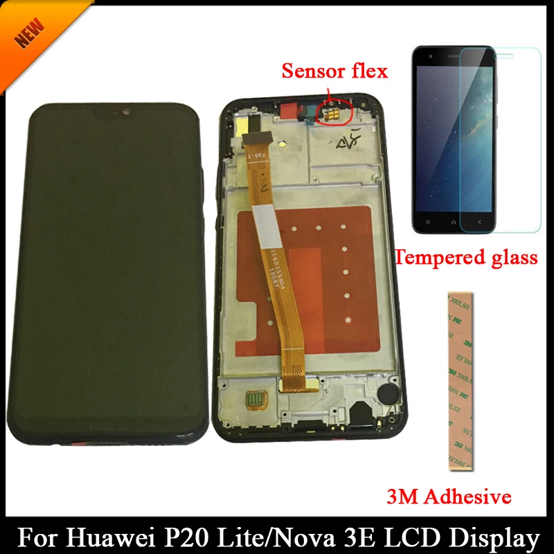 

100% протестированный ЖК-дисплей класса AAA для Huawei P20 Lite, ЖК-дисплей для Huawei P20 Lite, Nova 3E, дисплей LCDTouch, дигитайзер в сборе