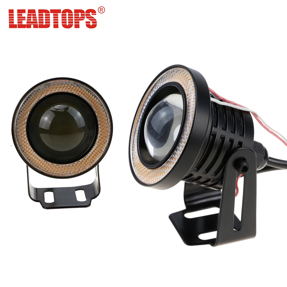 LEADTOPS 2 шт. авто светодиодный противотуманный светильник ангельские глазки COB в