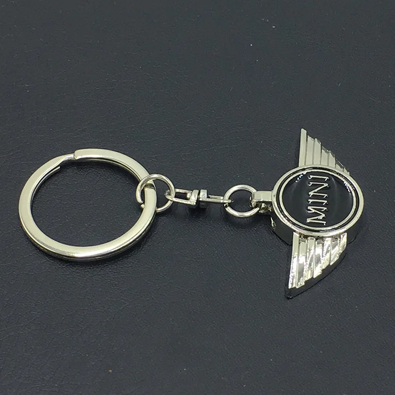 Стайлинг автомобиля металлический брелок с логотипом мини для ключей