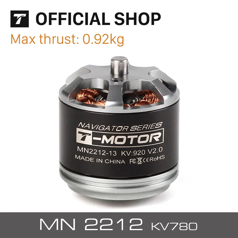 Лидер продаж бесщеточный двигатель T-motor MN2212 KV780 более высокое качество для Дронов