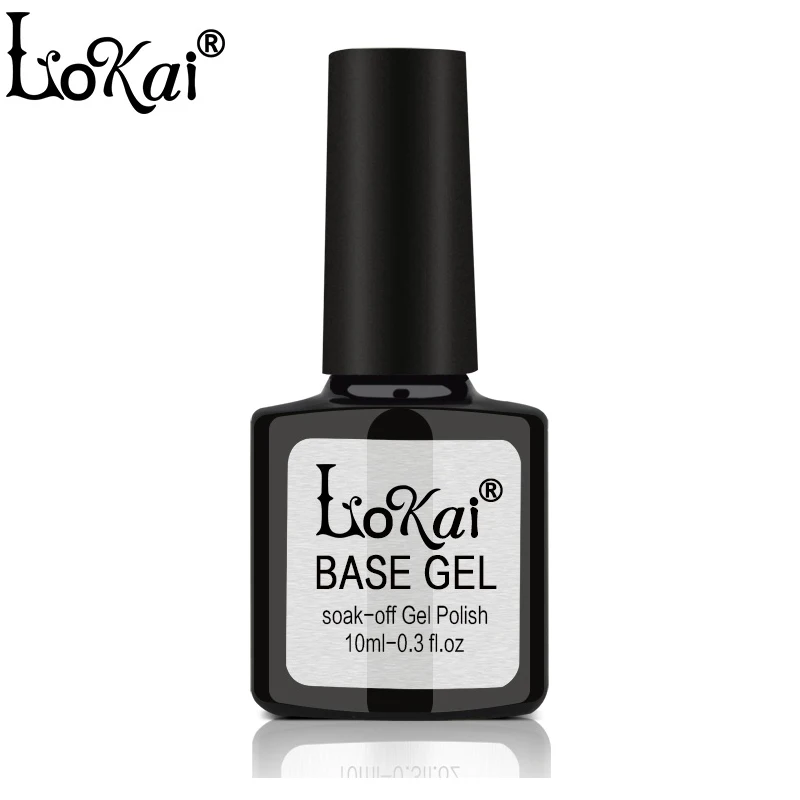 base coat Lokai длительный не чистый верх пальто база пальто УФ-гель для ногтей лак герметик Маникюр Замачивание сверху база грунтовка для ногтей 10 мл гель - Цвет: base coat