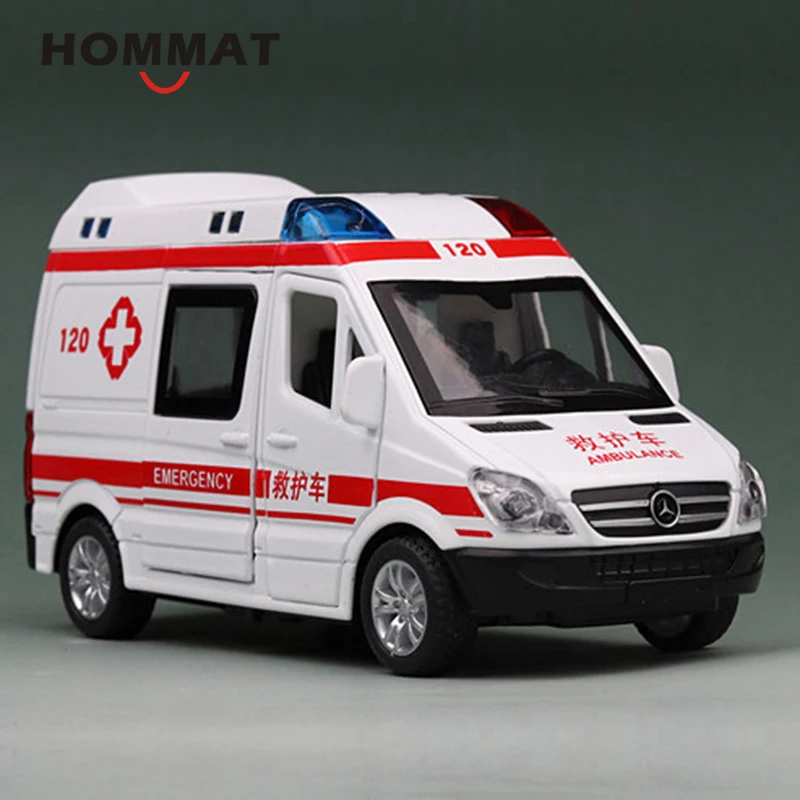 Модель автомобиля HOMMAT sixation 1:36 Sprinter 120 автомобиль скорой помощи литой Сплав