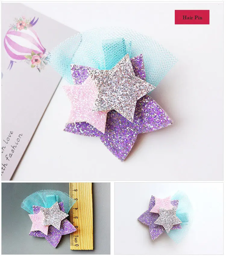 Популярные заколки для волос маленьких девочек 1 шт. с единорогом аксессуары