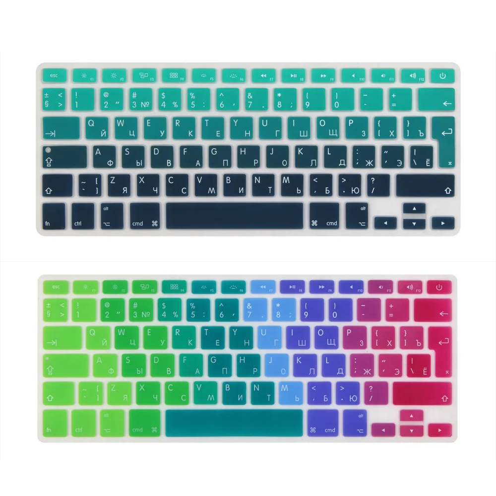 Чехол для клавиатуры с русским алфавитом защита MacBook Air 13 3 Mac Book Air13 дюймов A1466 A1369 |